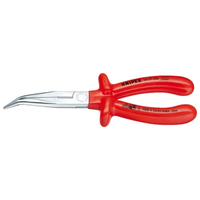 Produktbild von Knipex 26 27 200, Diagonale Zange, Chrom-Vanadium-Stahl, Kunststoff, Rot, 200 mm, 220 g