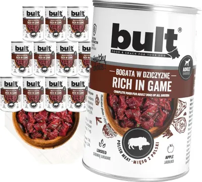 Image de Bult Nassfutter Für Hunde, Dose, Reich An Wild, Set 12X400G