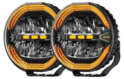 Immagine prodotto di Lampada da lavoro a LED, impermeabile, versatile, set di 2 luci da 9 pollici