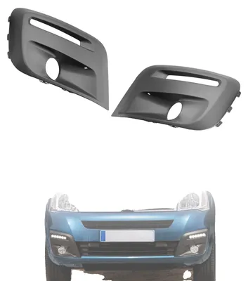 Image de Grille de phares antibrouillard, remplacement direct, plastique durable, valorisation esthétique du véhicule