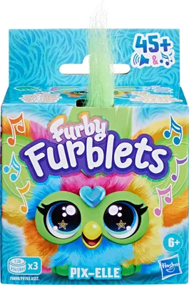Obrázek produktu pro Furby Furblet Pix-Elle, Animovaná postavička, 6 rok/roky, Interaktivní, Zvuky, A76