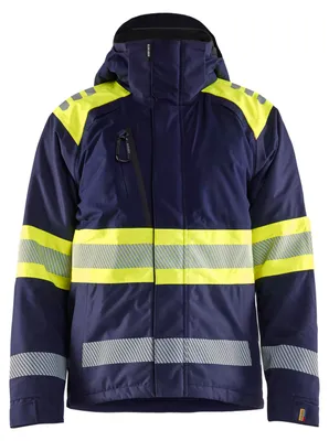 Produktbild von Blakläder High Vis Winterjacke 4480, Farbe:Marineblau/ High Vis Gelb, Größe:XS
