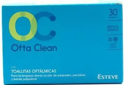 Obrázok produktu pre Esteve Oftaclean jednorazové utierky 30 kusov