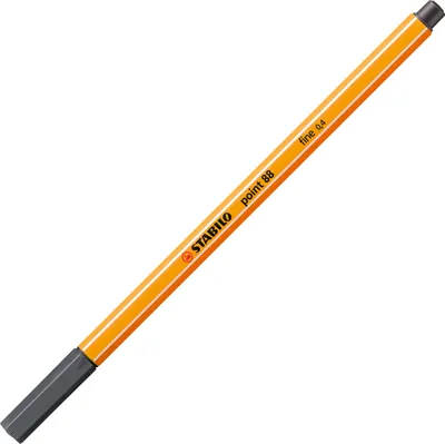 Produktbild von Fineliner - STABILO point 88 - Einzelstift - schwarzgrau