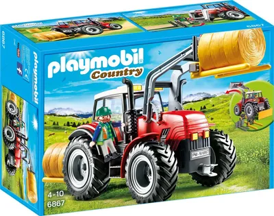 Produktbild von PLAYMOBIL 6867 - Riesentraktor mit Spezialwerkzeugen