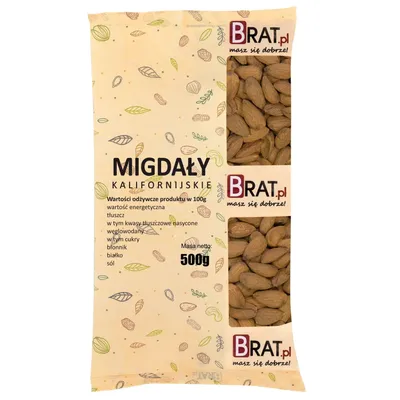 Obrázok produktu pre Kalifornské mandle 500g Brat.pl