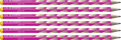 Immagine prodotto di STABILO 325/01-HB-6 Matita STABILO EASYgraph "S" - L, durezza: HB, rosa