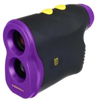 Produktbild von Ermenrich Laser-Entfernungsmesser für den Baustelleneinsatz, Modell LR600, violett