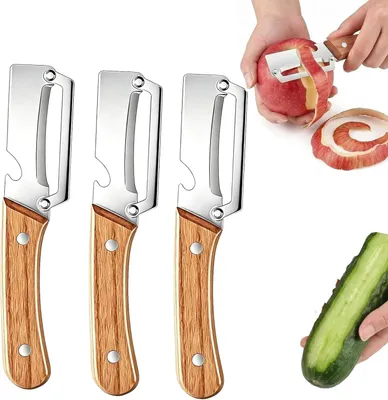 Multifunktionaler Gemüseschäler 3-in-1 mit Edelstahlklinge