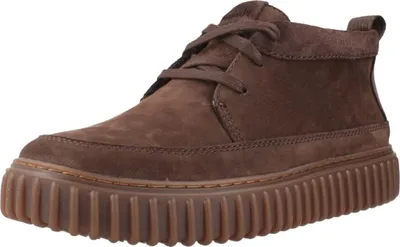 Produktbild von CLARKS Schnürschuhe Torhill Lace High mit gerippter Laufsohle 5228B Dark Brown Nub 44