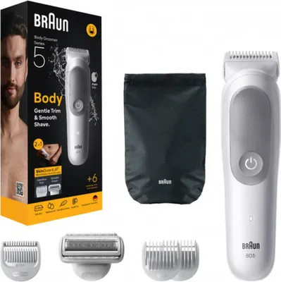 Imagen del producto de Braun Series 5 BG5550, afeitadora para uso en seco y húmedo, con batería, color gris
