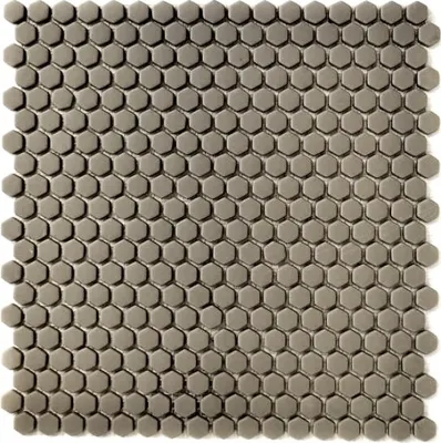 Produktbild von Mosaik Fliese ECO Recycling GLAS Hexagon Enamel cream matt MOS140-HX13C