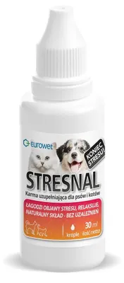 Zdjęcie produktu dla Eurowet Stresnal - preparat na stres dla psów i kotów, 30ml