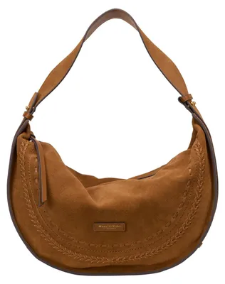 Produktbild von Marc O'Polo Leder Schultertasche Aayda Hobo Bag Burnt Tobacco braun