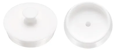 Productafbeelding van Afvoerstoppen - 2 stuks siliconen afvoerstoppen voor badkuipen, geschikt voor afvoeren van 48 mm tot 50 mm - Met handgreep, geschikt voor keuken en badkamer