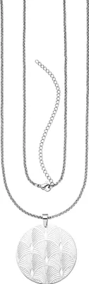 Produktbild von JOBO Collier Kette mit Anhänger Edelstahl 80 cm Karabiner