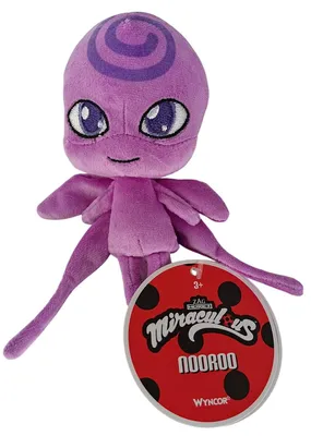 Produktbild von Miraculous Ladybug Kwami Nooroo Plüsch-Anhänger 12,7 cm mit Clip