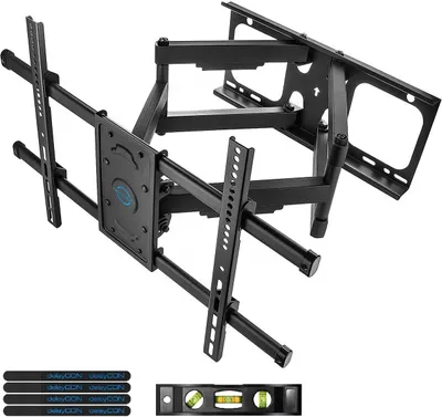 Produktbild von deleyCON Universal TV Wandhalterung - 32" - 75" Zoll (81-190cm) - Neigbar Schwenkbar Belastbar bis 66Kg - bis VESA 600x400mm - Wandabstand Variabel - TV LCD LED OLED