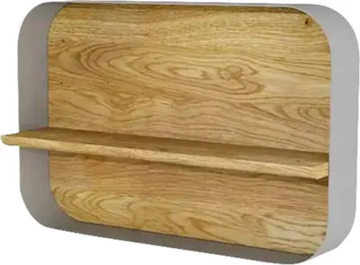 Produktbild von Devo Wandregal Sonet BxHxT 60 x 40 x 15 cm grau/Eiche