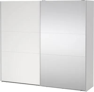 Produktbild von Como Schiebetürenschrank 2 Türen 245x220cm weiß.