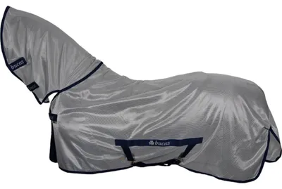 Image de Bucas Couverture anti-mouches Freedom Fly Sheet Full Neck Couverture anti-moustiques Silver 110