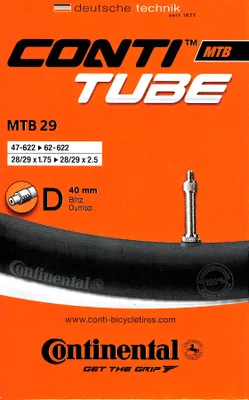Produktbild von Continental MTB 29 DV Schlauch Dunlop Ventil 40mm 29 Fahrrad MTB Blitzventil