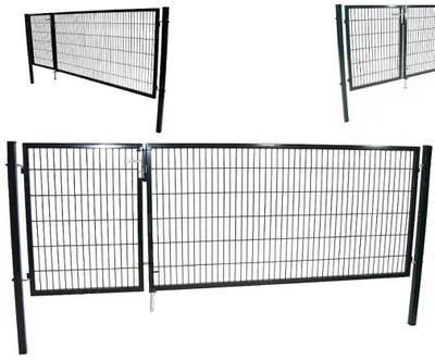 Produktbild von Gartentor Tor Doppelflügeltor 120x350 cm Doppelflügel Einfahrtstor 56731 Hoftor