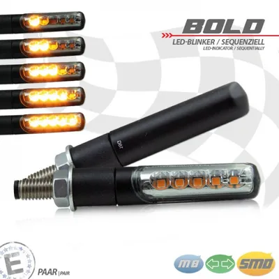 Obrázek produktu pro LED indikátor BOLD SEQ hliníková černá