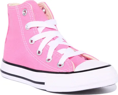 Produktbild von Converse Chuck Taylor All Star Hi K der Schnürung Lässig Le wand Turnschuhe Rosa – undefined / Rosa