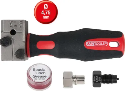 Obrázek produktu pro KS TOOLS FLAREFIXeco 4.75 mm Universal-Bremsleitungs-Boerdelgeraet-Satz 4-tlg. 122