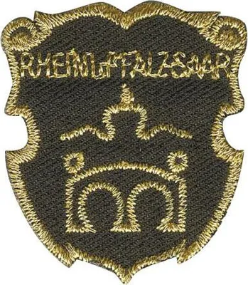 Produktbild von Aufnäher - Brandzeichen Rheinpfalzsaar - 02165 - Gr. ca. 3,5 x 4 cm - Patches Stick Applikation