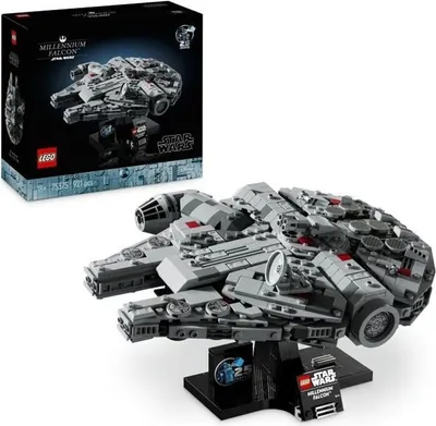 Obrázek produktu pro LEGO Star Wars Millennium Falcon 75375, stavebnice kosmické lodi, model pro dospělé, 921 dílků
