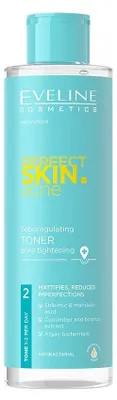 Obrázok produktu pre Eveline Cosmetics Perfect Skin Acne – micelárna voda, čistenie – Kartón 24 ks