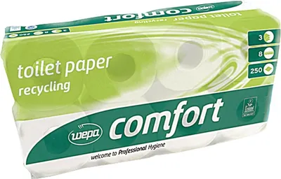 Produktbild von Toil.papier WEPAComfort 2-lg weiß 64 Rollen