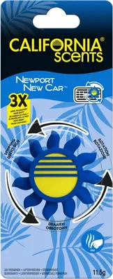 Zdjęcie produktu dla California Scents - Spinner Vent Stick Newport New Car - Nowy samochód