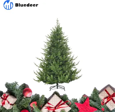 Produktbild von Weihnachtsbaum-180 cm künstlich naturgetreu mit dichten Zweigen und 1942 Astspitzen in Grün für festliche Dekoration