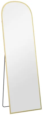 Immagine prodotto di Specchio a figura intera - Colore: Oro - Dimensioni: 50 x 1,5 x 161,5 cm
