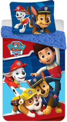 Immagine prodotto di Biancheria da letto in microfibra Paw Patrol 140 × 200 cm