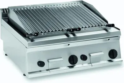 Zdjęcie produktu dla Grill gazowy KBS 2 strefy grzewcze Ruszt z regulacją wysokości 700x700x280 mm