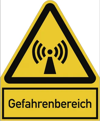 Produktbild von Dreifke® Gefahrenbereich ISO 7010, Kombischild, Kunststoff, 200x244 mm