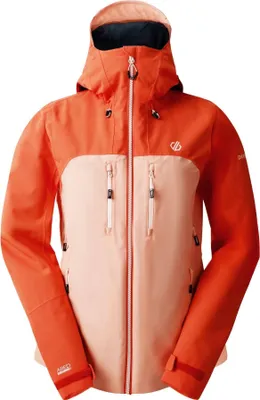 Image de Dare 2B - Veste « Diverging » imperméable pour femmes RG11884 (36 DE) (Sienne brûlée/Crabe)