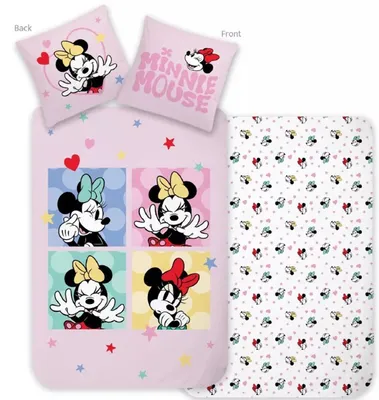 Immagine prodotto di Biancheria da letto per bambini Disney Minnie Sweet Moments: Sogni in rosa