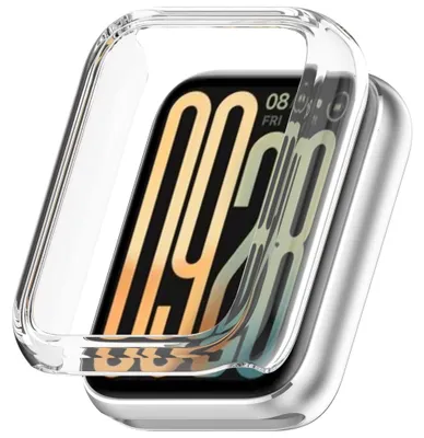 Produktbild von Smartwatch Hülle + Halb Cover für Xiaomi Smart Band 10 Pro Schutz Transparent