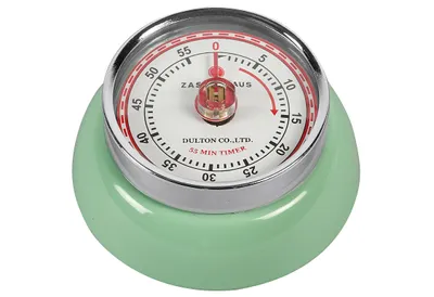 Obrázek produktu pro Zassenhaus Speed, Mechanická kuchyňská minutka, Mátová barva, 60 min, Analog, Magnetické, Yasuaki Sasamoto