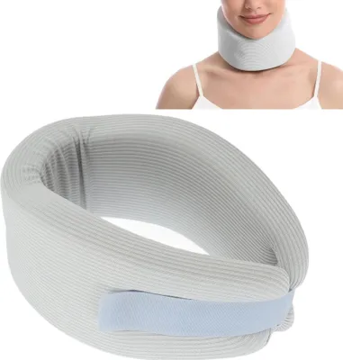 Produktbild von Halskrause, atmungsaktiv, kühl, weich, Halskrause, verstellbar, ergonomisch, Nackenstütze für Schlaf, Büroarbeit