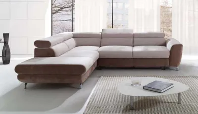 Produktbild von Ecksofa Wohnlandschaft Sofa mit Bettfunktion Ecksofa Couch Ecke Polster Garnitur