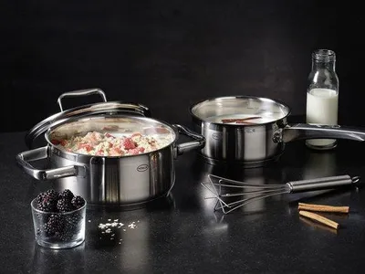 Produktbild von Edelstahltopf 18/10, induktionsfest, 16 cm
