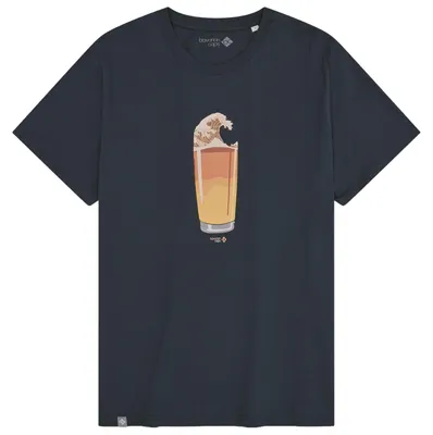Produktbild von Bavarian Caps T-Shirt , Bierwelle Schwarz, M
