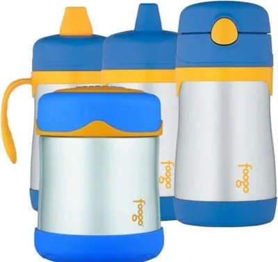 Image de Thermos pour bébé (grade 1,2,3) + Thermos pour aliments pour bébés 0,29l - bleu