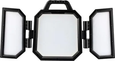 Produktbild von LED-Arbeitsleuchte m. verstelllb. Leuchtpaneelen + 2 Bluetooth Lautsprecher
